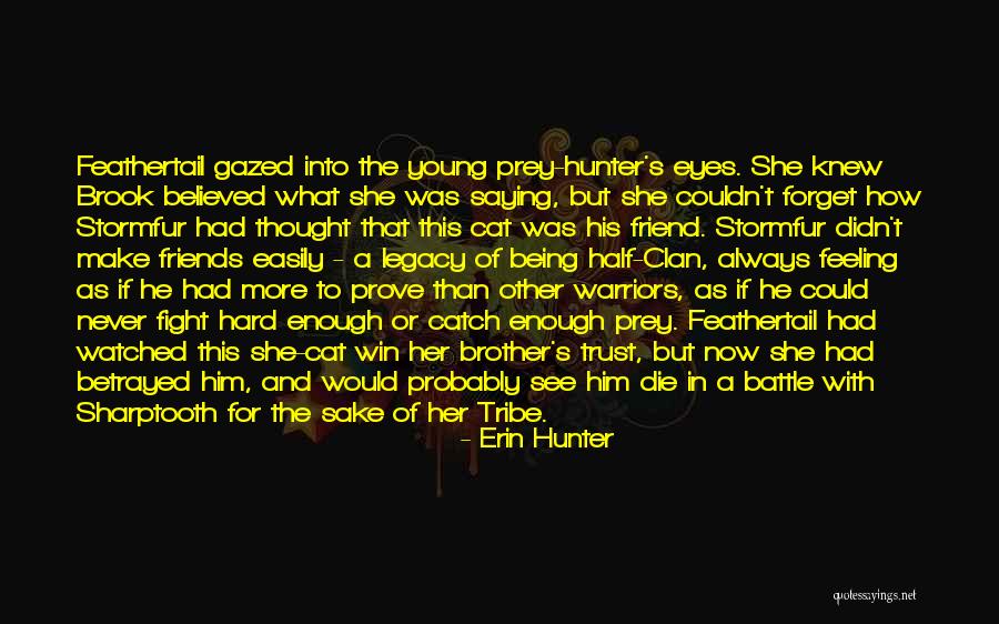 A Friend More Than A Brother Quotes By Erin Hunter A Friend More Than A Brother Quotes By Erin Hunter