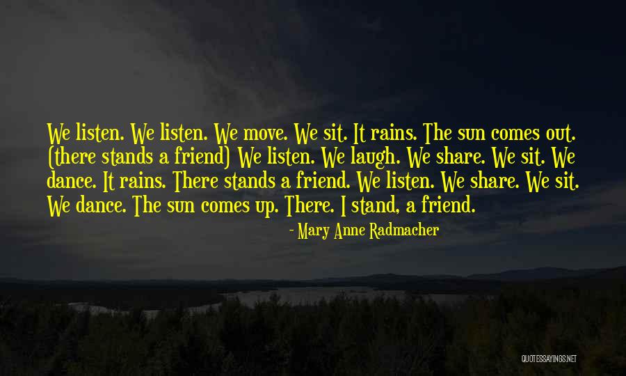 A Friend Moving Quotes By Mary Anne Radmacher A Friend Moving Quotes By Mary Anne Radmacher