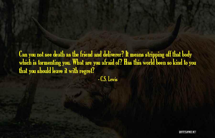 A Friend Who Is Dying Quotes By C.S. Lewis A Friend Who Is Dying Quotes By C.S. Lewis