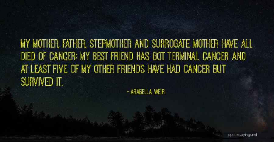 A Friend Whose Mother Died Quotes By Arabella Weir