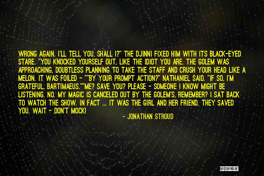 A Friend You Have A Crush On Quotes By Jonathan Stroud