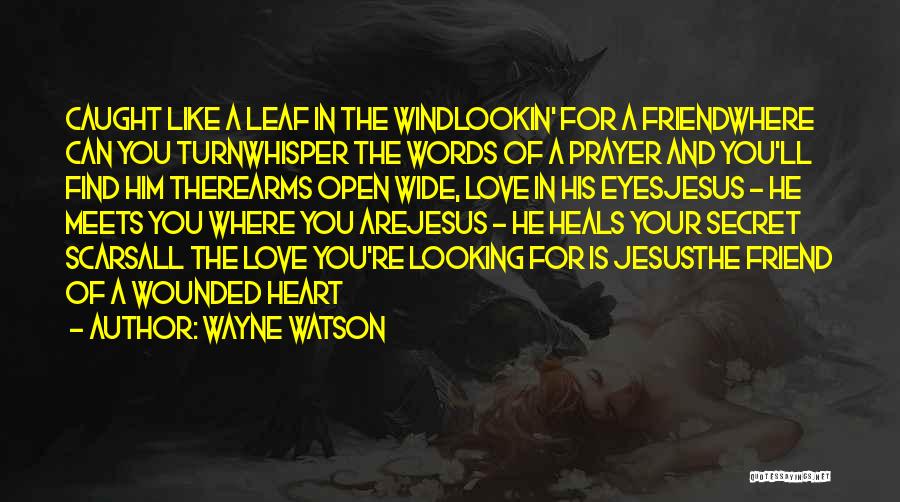 A Friend You Love Quotes By Wayne Watson