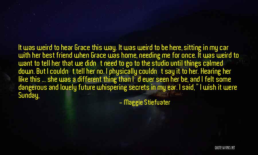 A Friend You Miss Quotes By Maggie Stiefvater