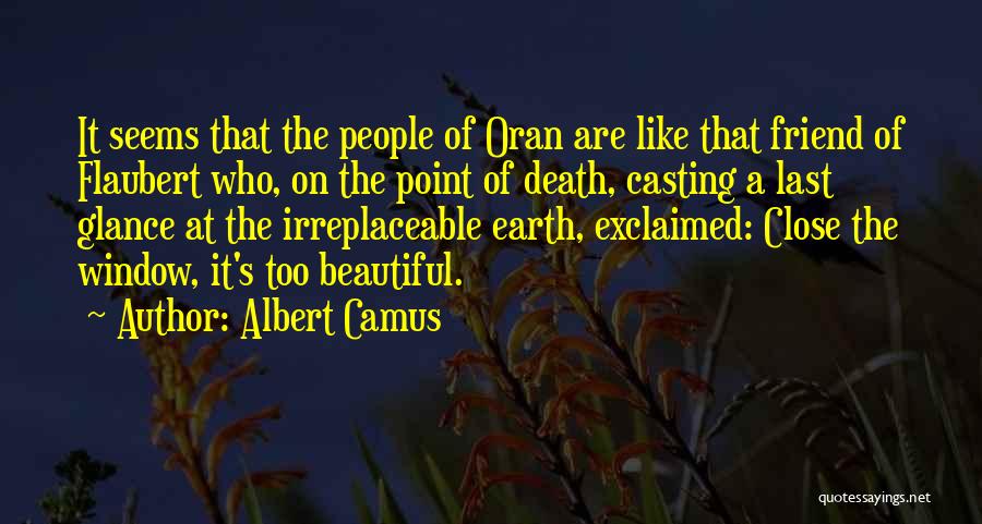 A Friend's Death Quotes By Albert Camus