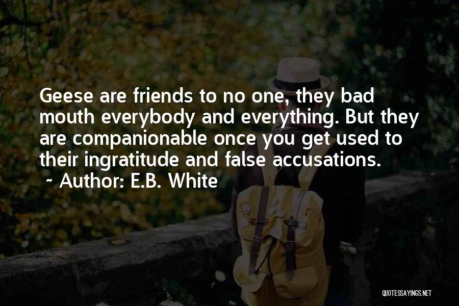 A Friendship Gone Bad Quotes By E.B. White