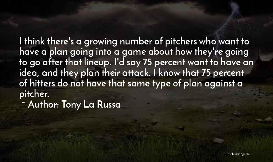 A Game Plan Quotes By Tony La Russa