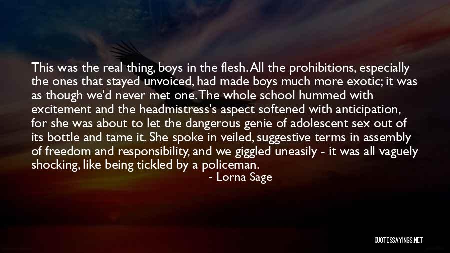 A Genie Quotes By Lorna Sage A Genie Quotes By Lorna Sage
