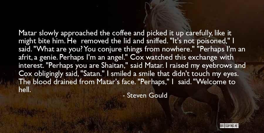 A Genie Quotes By Steven Gould A Genie Quotes By Steven Gould
