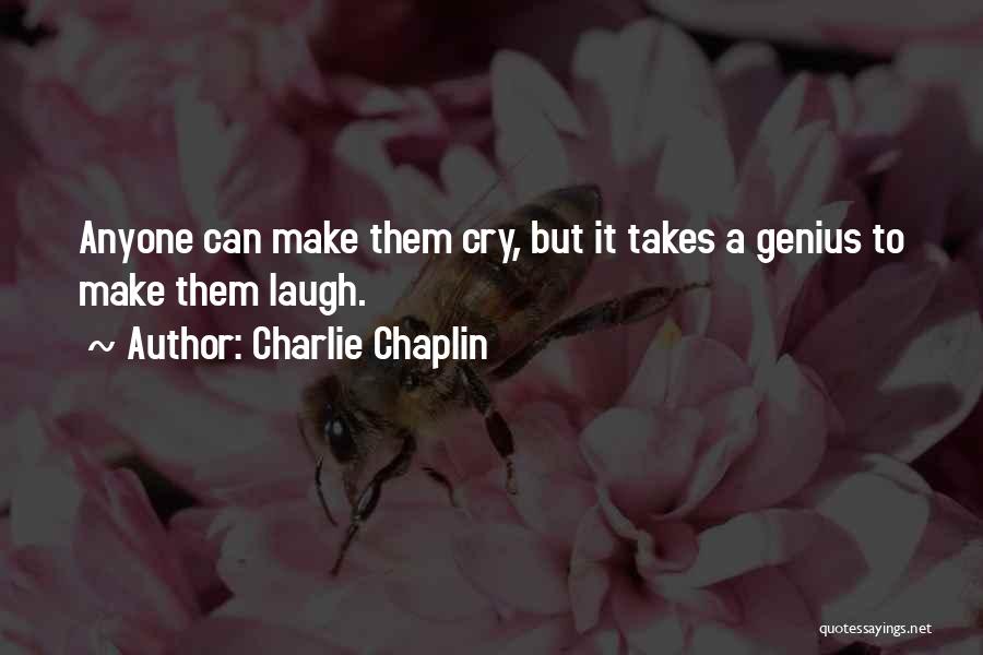 A Genius Quotes By Charlie Chaplin