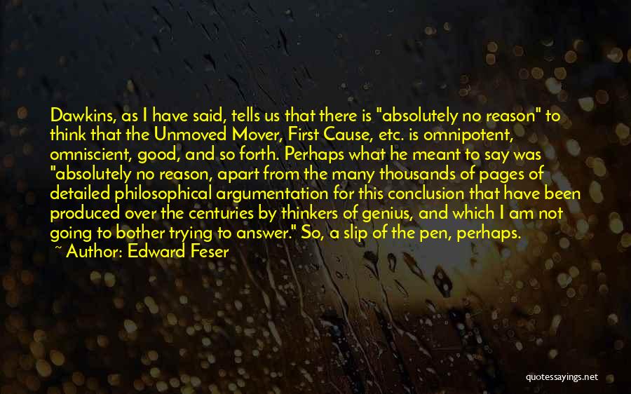 A Genius Quotes By Edward Feser