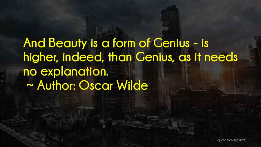 A Genius Quotes By Oscar Wilde