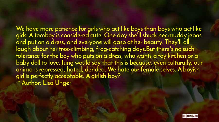 A Girl And A Boy In Love Quotes By Lisa Unger