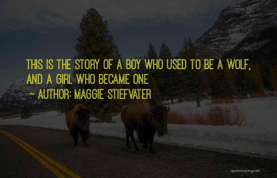 A Girl And A Boy Quotes By Maggie Stiefvater