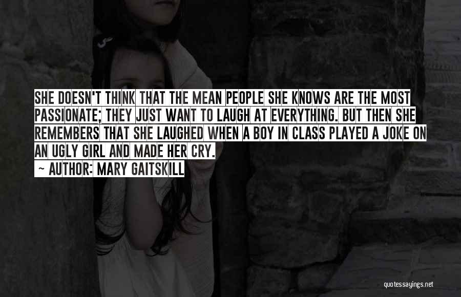 A Girl And A Boy Quotes By Mary Gaitskill