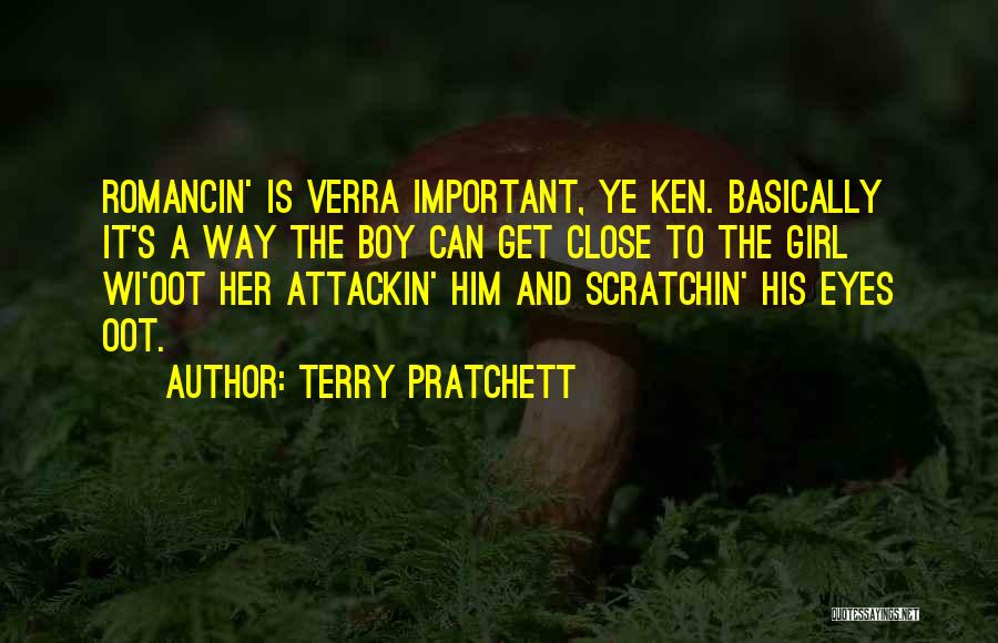 A Girl And A Boy Quotes By Terry Pratchett