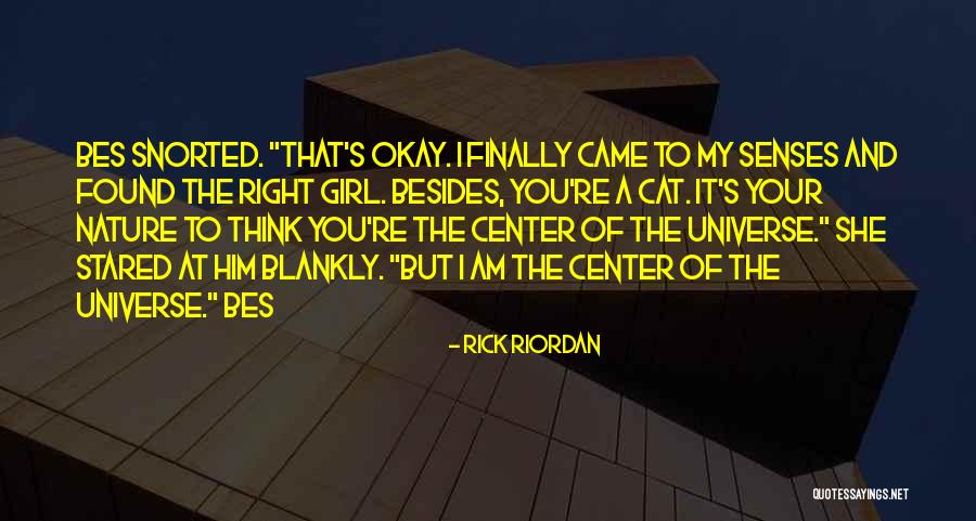 A Girl And Her Cat Quotes By Rick Riordan