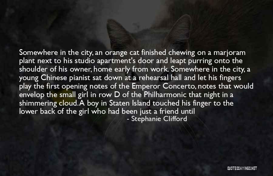 A Girl And Her Cat Quotes By Stephanie Clifford