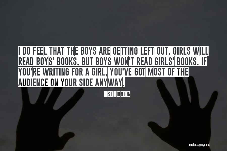 A Girl Getting Over A Boy Quotes By S.E. Hinton A Girl Getting Over A Boy Quotes By S.E. Hinton