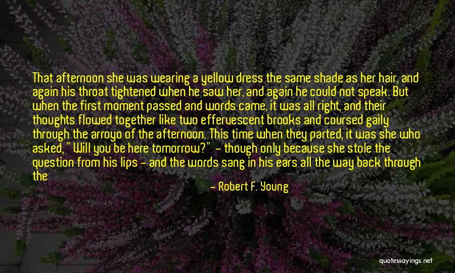 A Girl In A Dress Quotes By Robert F. Young A Girl In A Dress Quotes By Robert F. Young