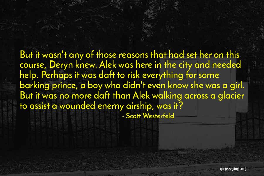 A Girl In The City Quotes By Scott Westerfeld