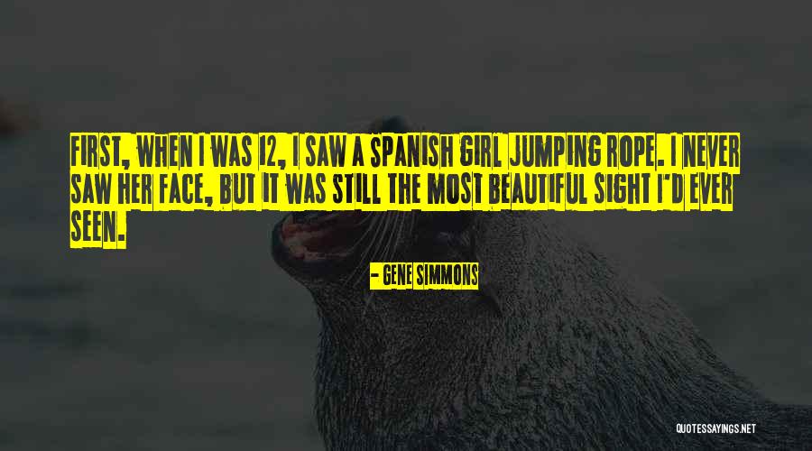 A Girl Is Only As Beautiful As Quotes By Gene Simmons A Girl Is Only As Beautiful As Quotes By Gene Simmons