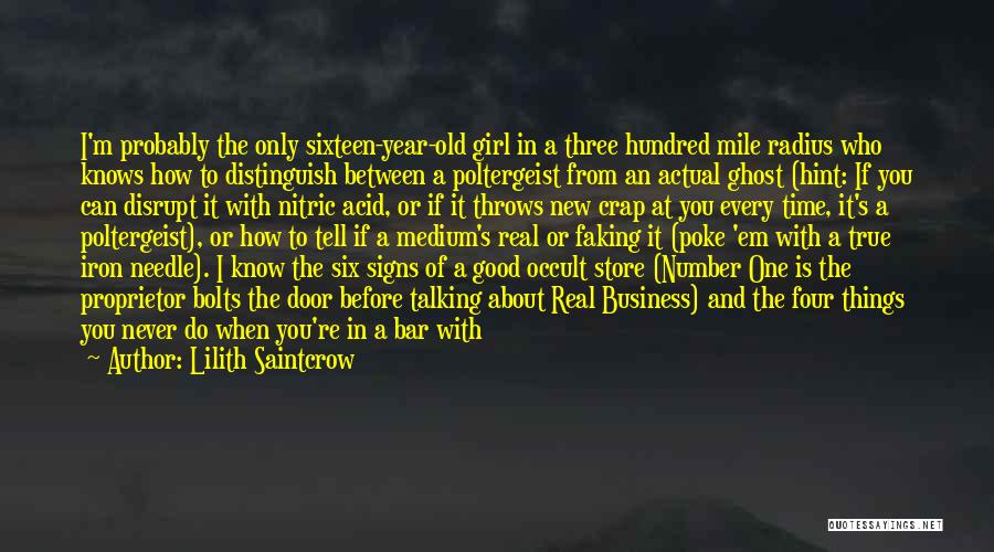 A Girl Knows Quotes By Lilith Saintcrow
