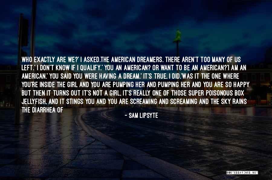 A Girl Who Left You Quotes By Sam Lipsyte