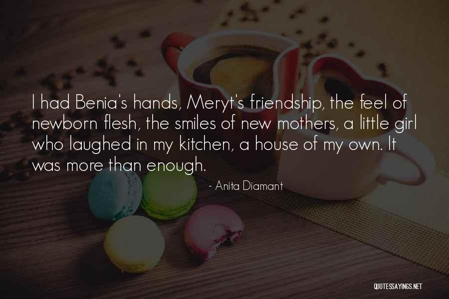 A Girl Who Smiles Quotes By Anita Diamant