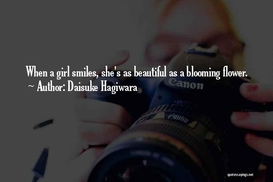 A Girl With A Flower Quotes By Daisuke Hagiwara