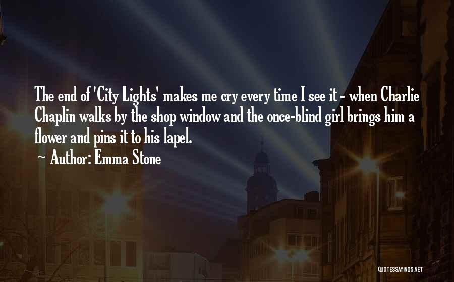A Girl With A Flower Quotes By Emma Stone