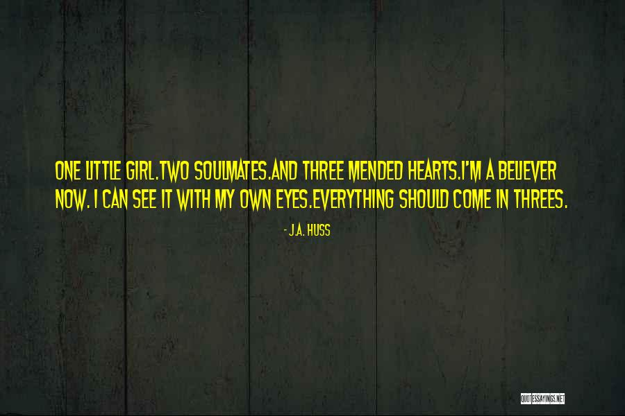 A Girl With Blue Eyes Quotes By J.A. Huss A Girl With Blue Eyes Quotes By J.A. Huss