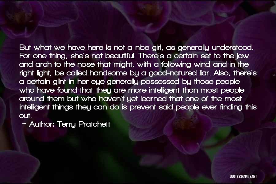 A Girl With Quotes By Terry Pratchett