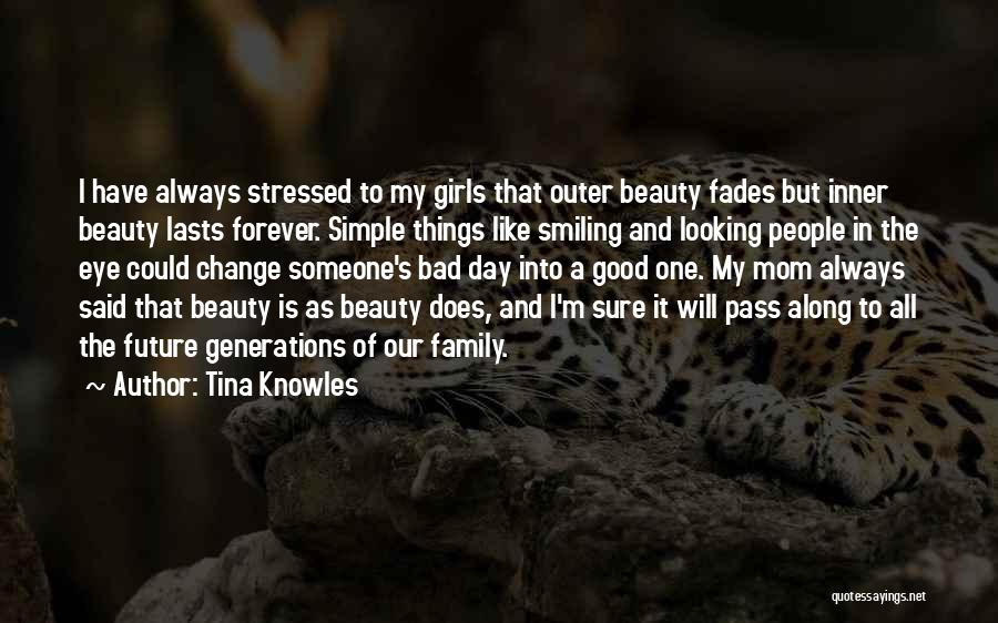 A Girl's Beauty Quotes By Tina Knowles