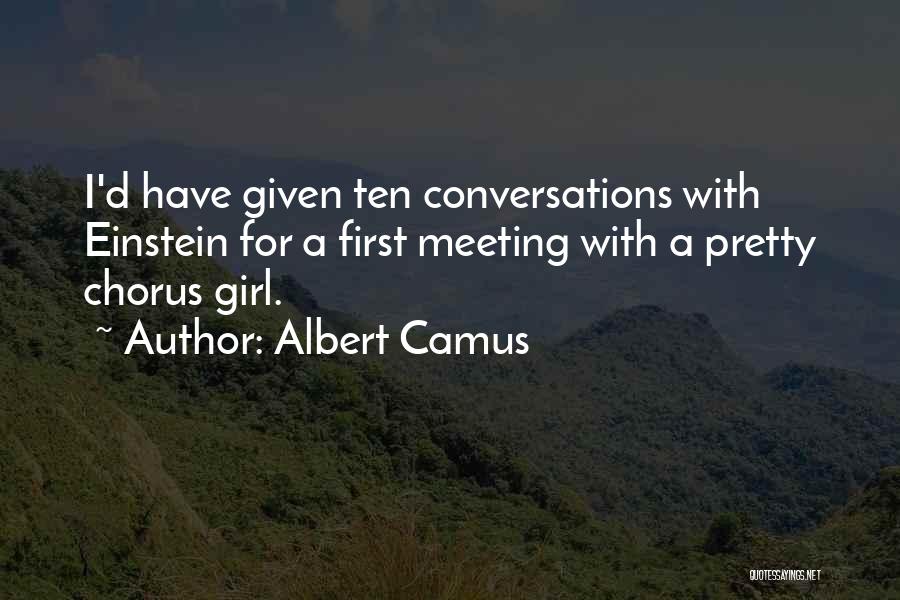 A Girl's Personality Quotes By Albert Camus