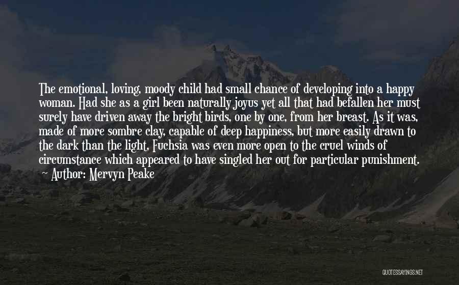 A Girl's Personality Quotes By Mervyn Peake