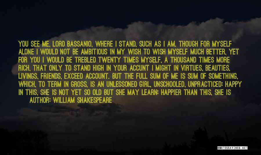 A Girl's Wish Quotes By William Shakespeare