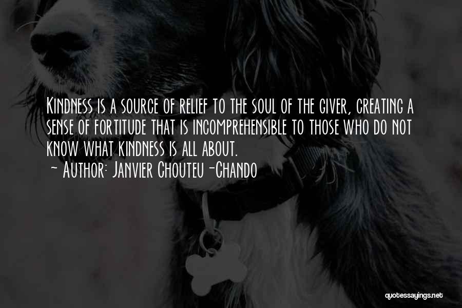 A Giver Quotes By Janvier Chouteu-Chando