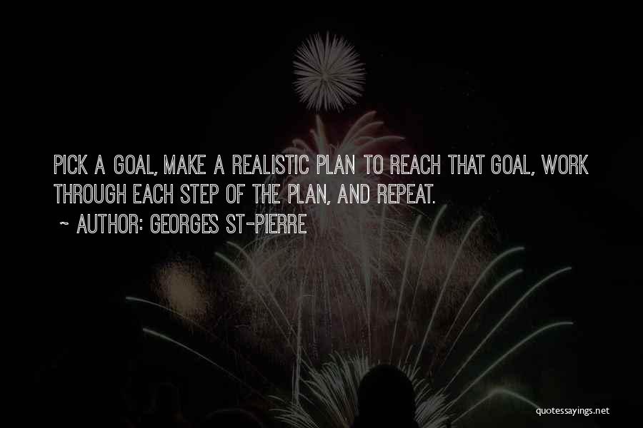 A Goal Without A Plan Quotes By Georges St-Pierre