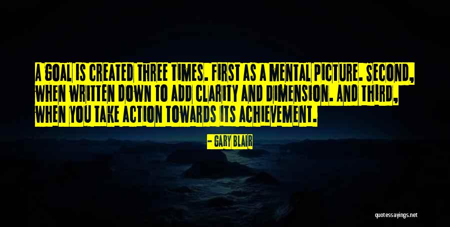 A Goal Without Action Quotes By Gary Blair A Goal Without Action Quotes By Gary Blair