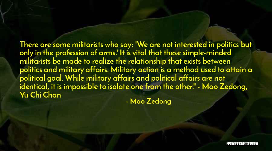 A Goal Without Action Quotes By Mao Zedong A Goal Without Action Quotes By Mao Zedong