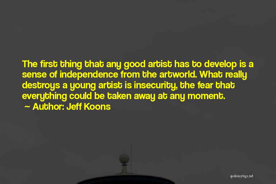 A Good Artist Quotes By Jeff Koons