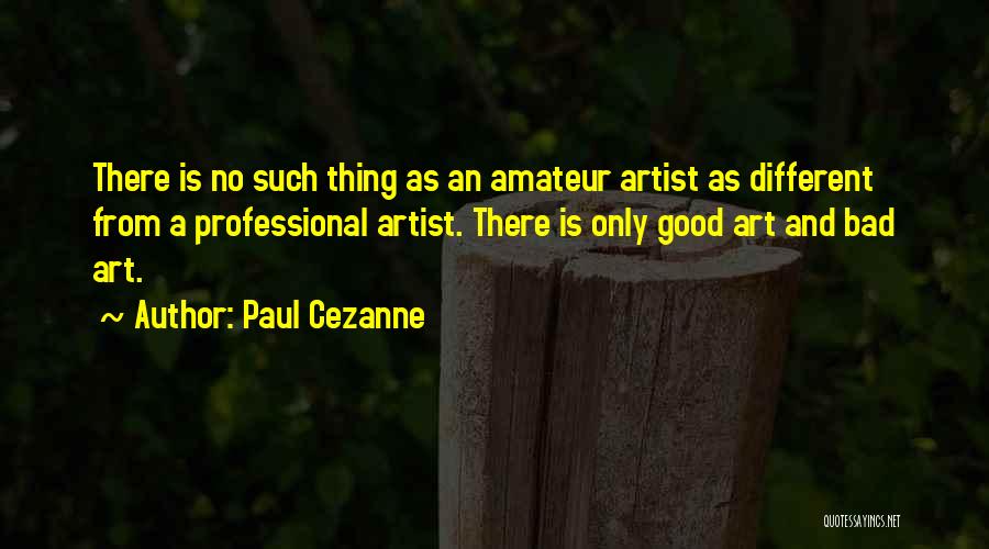 A Good Artist Quotes By Paul Cezanne