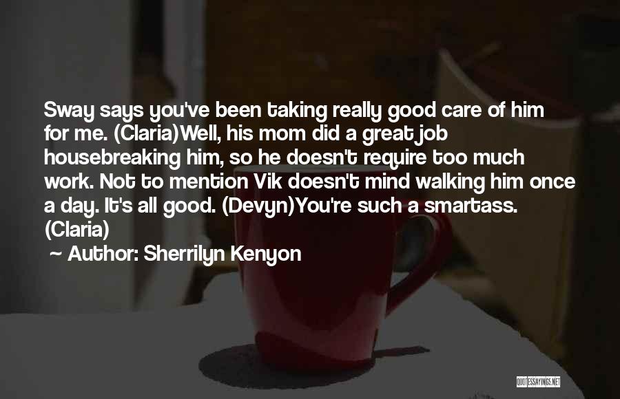 A Good Day's Work Quotes By Sherrilyn Kenyon