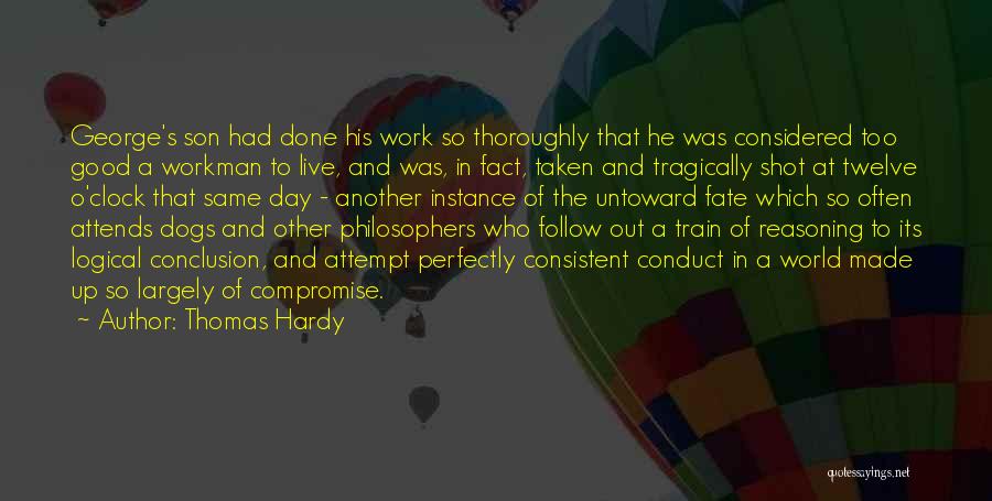 A Good Day's Work Quotes By Thomas Hardy