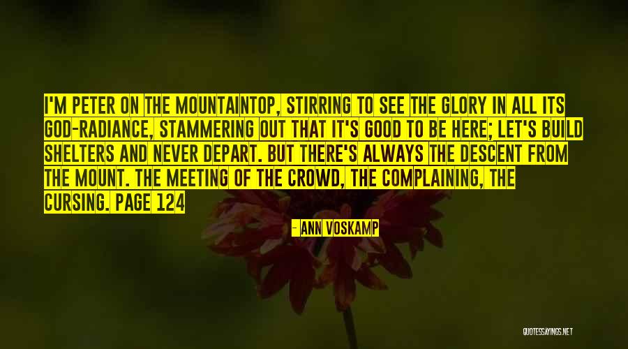 A Good Descent Quotes By Ann Voskamp A Good Descent Quotes By Ann Voskamp