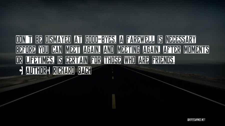 A Good Friendship Quotes By Richard Bach