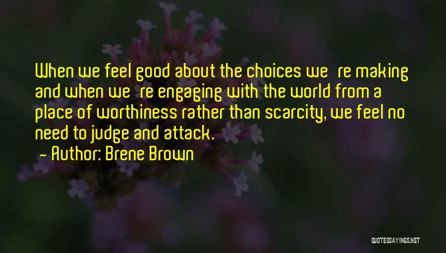 A Good Judge Quotes By Brene Brown