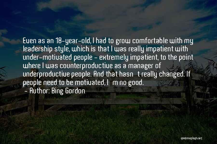 A Good Leadership Quotes By Bing Gordon