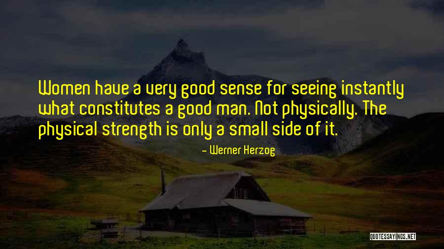 A Good Man Is Quotes By Werner Herzog