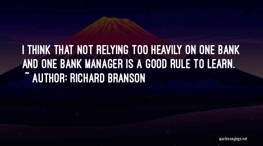 A Good Manager Quotes By Richard Branson